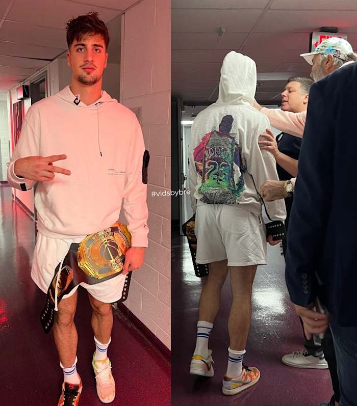 Deni Avdija After The Game At Capital One Arena